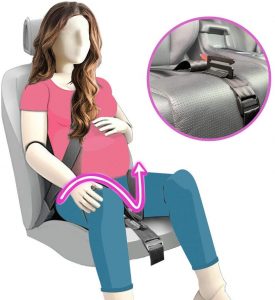 Cinturón de coche para embarazadas polivalente